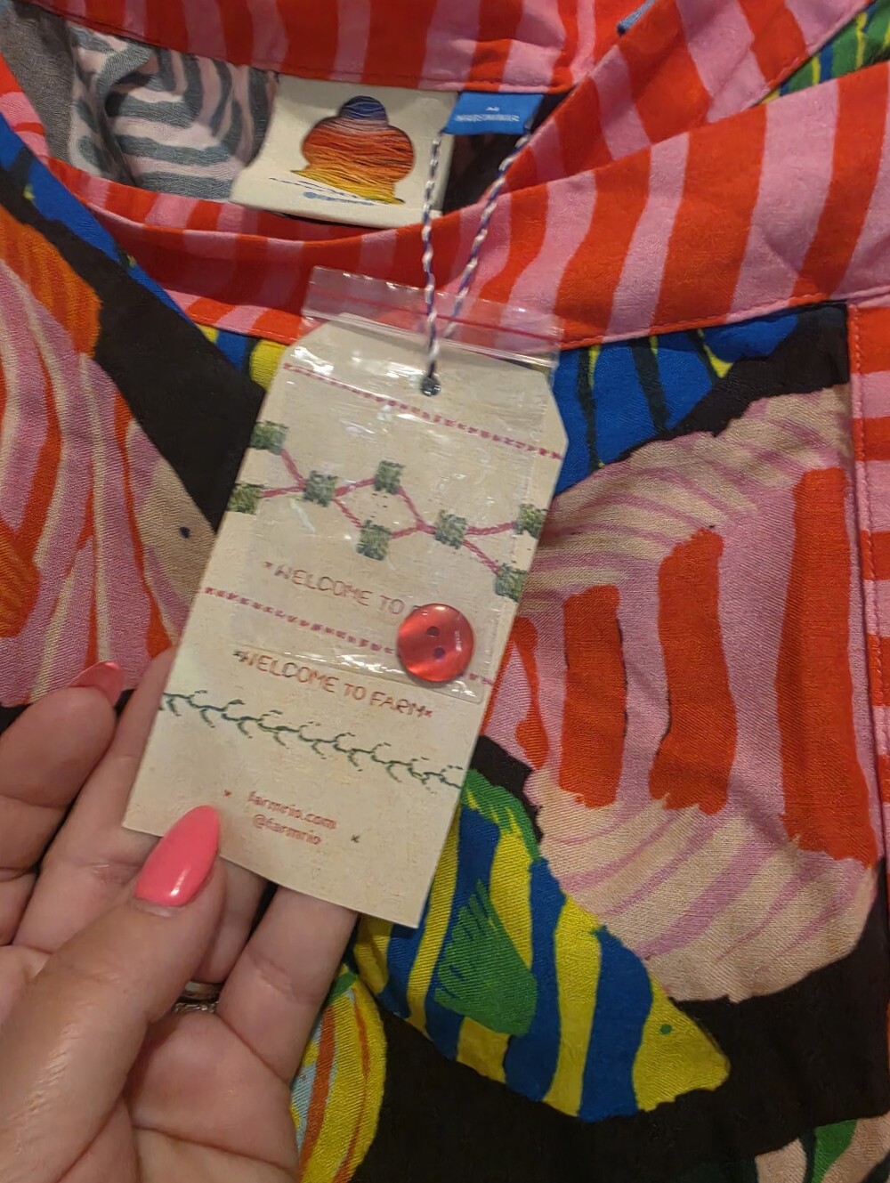 NWT Farm Rio Fish Wrap Skirt - Picture 4 of 7